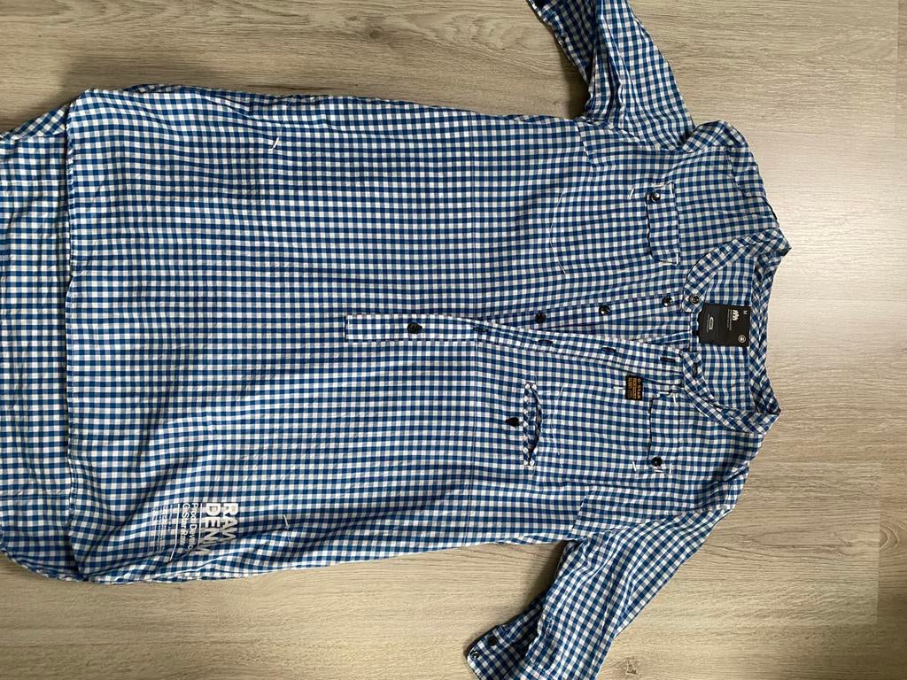 G star medium blouse, Kleding | Dames, Ophalen of Verzenden, Gedragen, Maat 38/40 (M), Blauw