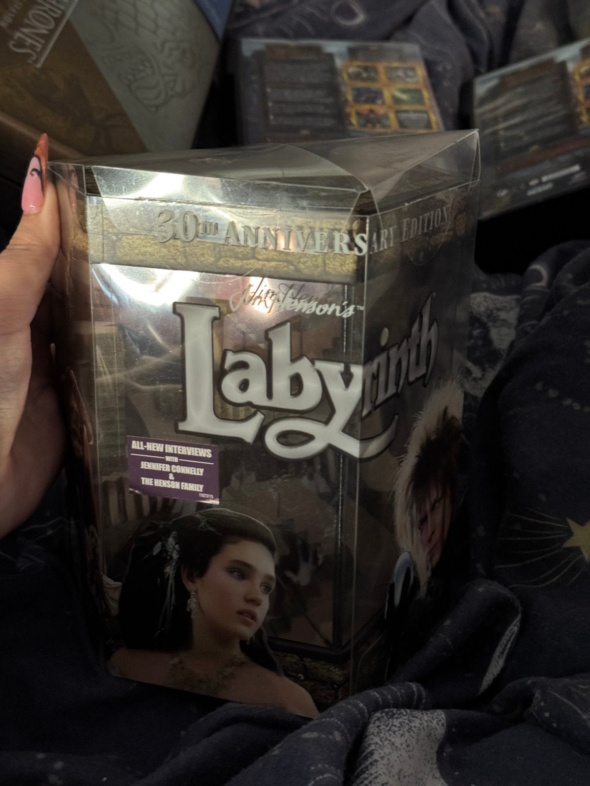 Labyrinth 30th anniversary box!, Verzamelen, Ophalen of Verzenden, Zo goed als nieuw, Film, Beeldje, Replica of Model