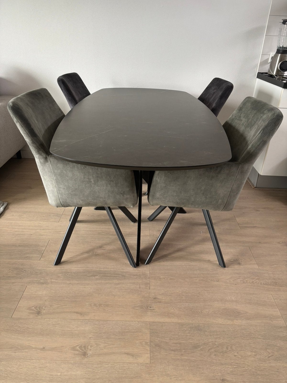 Kas20 keramische eettafel 180x90, Ophalen, Overige materialen, 50 tot 100 cm, Zo goed als nieuw