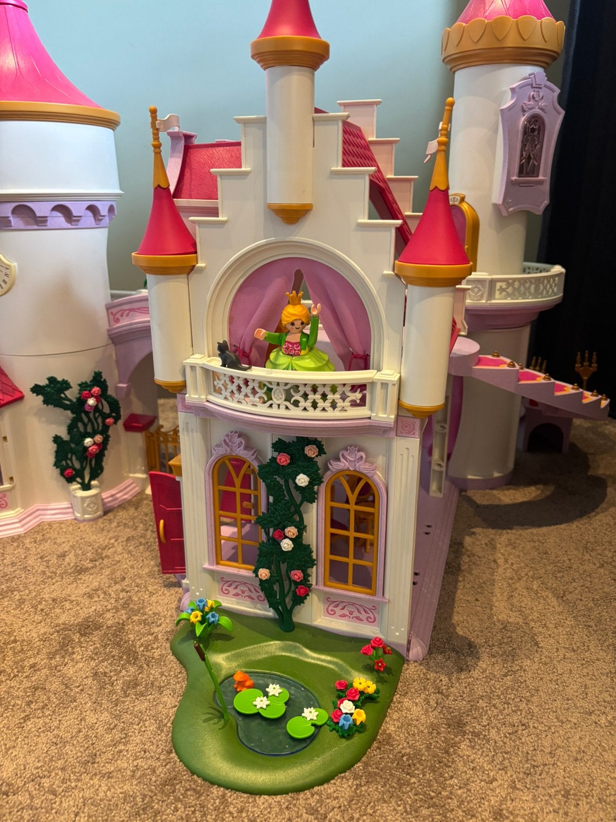 Playmobil prinsessenkasteel groot en klein met koers, Kinderen en Baby's, Speelgoed | Playmobil, Ophalen of Verzenden, Zo goed als nieuw