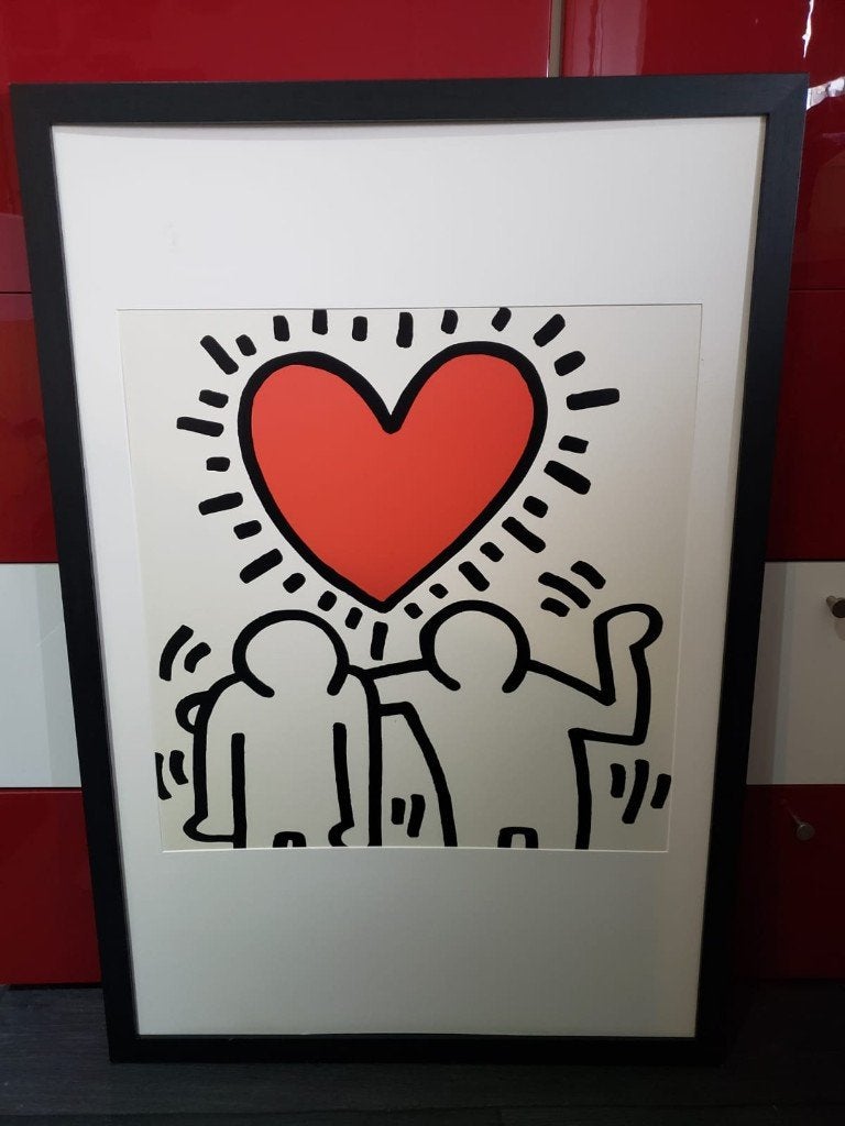 Keith Haring, Ophalen of Verzenden, 75 – 100, 50 tot 75 cm, Print