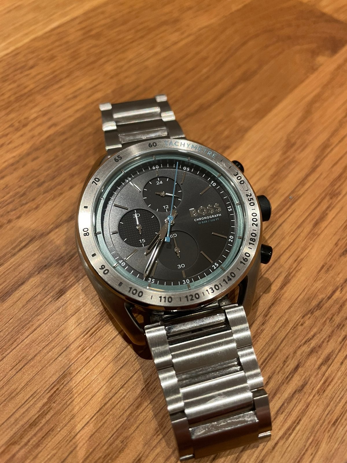 Hugo Boss horloge Center Court chronograaf HB1514023, Overige merken, Staal, Staal, Polshorloge