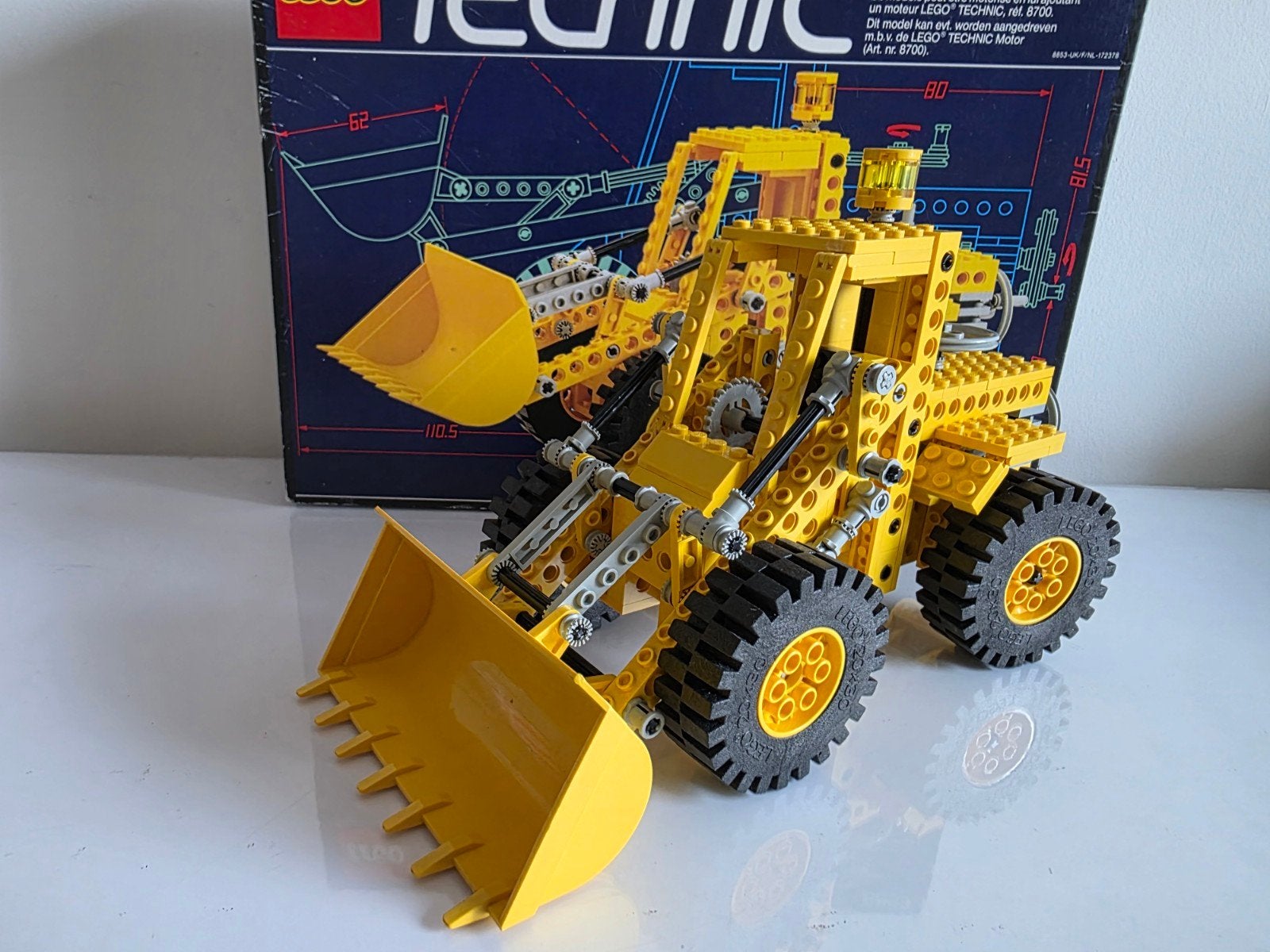 LEGO Technic Set 8853 Graafmachine z.g.a.n., Compleet, Lego, Ophalen of Verzenden, Zo goed als nieuw