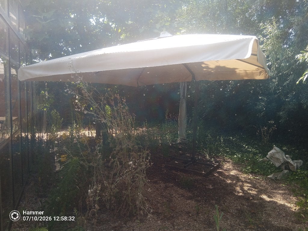 Parasol, Ophalen, Verstelbaar, Gebruikt, Stokparasol
