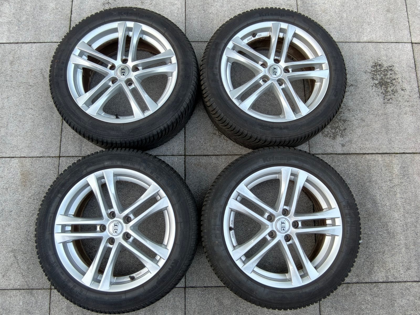 TEC Speedwheels 17 inch winterbanden met velgen, Ophalen, 215 mm, 17 inch, Winterbanden