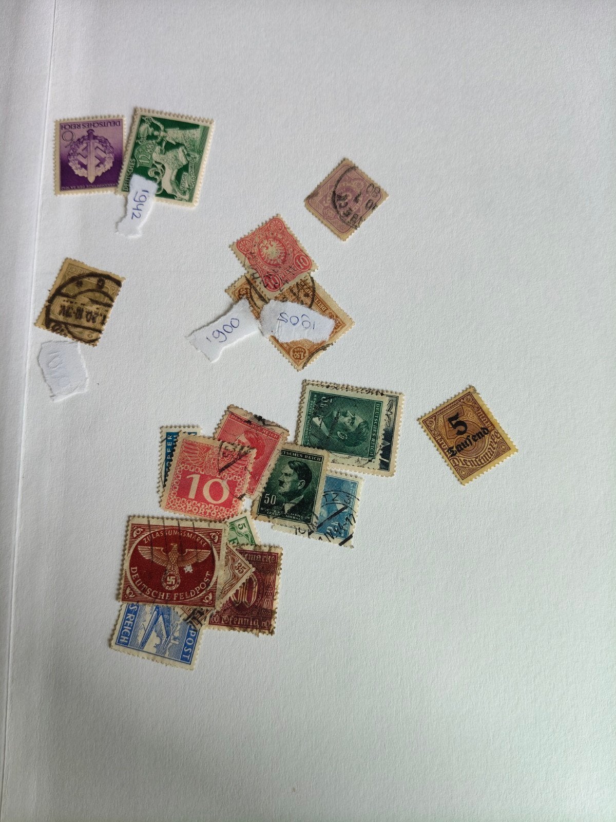Postzegels Duitse Rijk, Ophalen, Buitenland