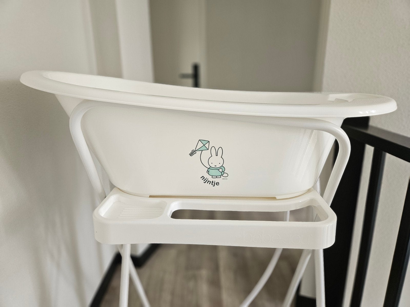 Nijntje Babybadje met standaard en slang, Kinderen en Baby's, Badjes en Verzorging, Ophalen, Nijntje, Zo goed als nieuw, Badje