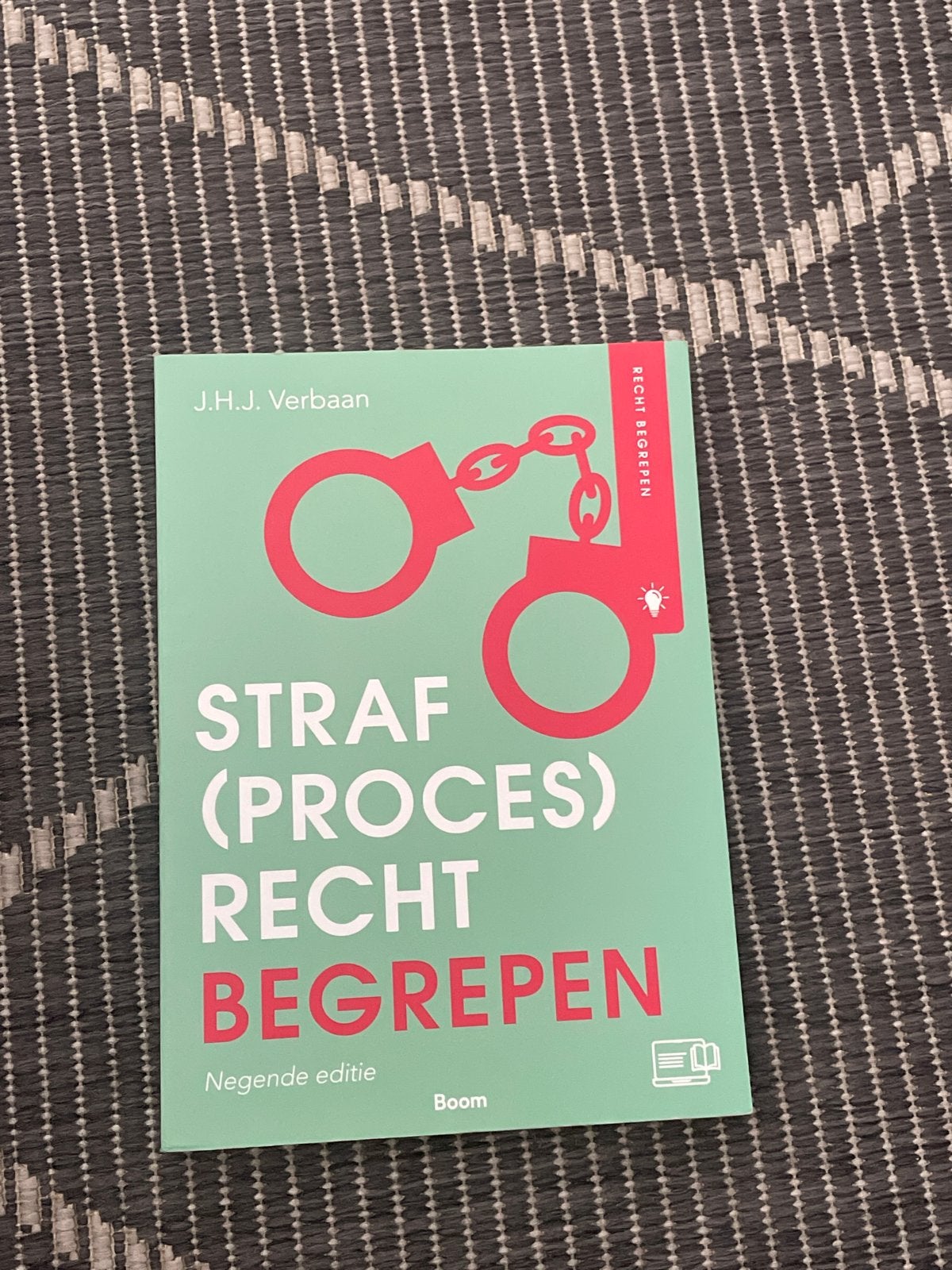 Straf(proces)recht Begrepen - Negende editie J.H.J. Verbaan, Verzenden, Gamma, Zo goed als nieuw, HBO