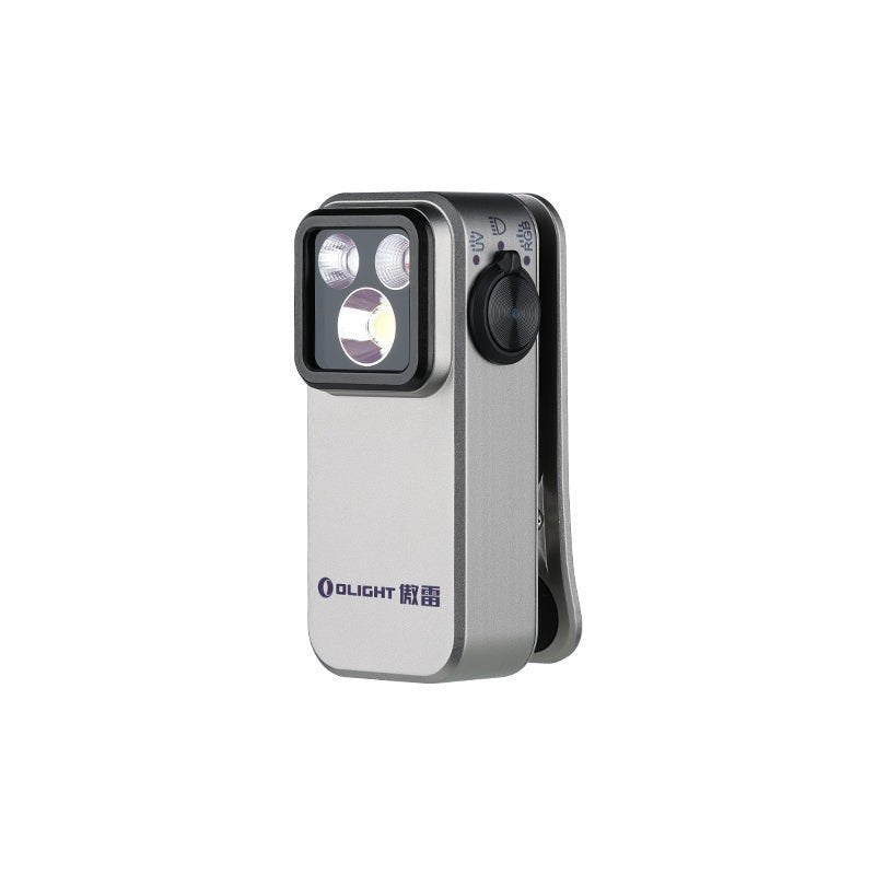 Olight Oclip Pro S X1 Titaninum, Caravans en Kamperen, Zaklampen, Ophalen of Verzenden, Nieuw, Accu