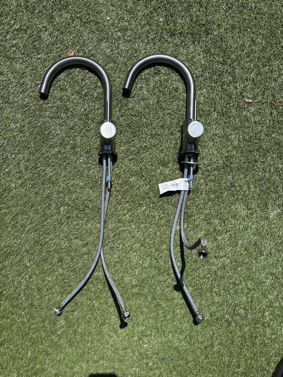 Mengkraan / wastafelkraan 2 stuks, Ophalen of Verzenden, Zo goed als nieuw, Kraan
