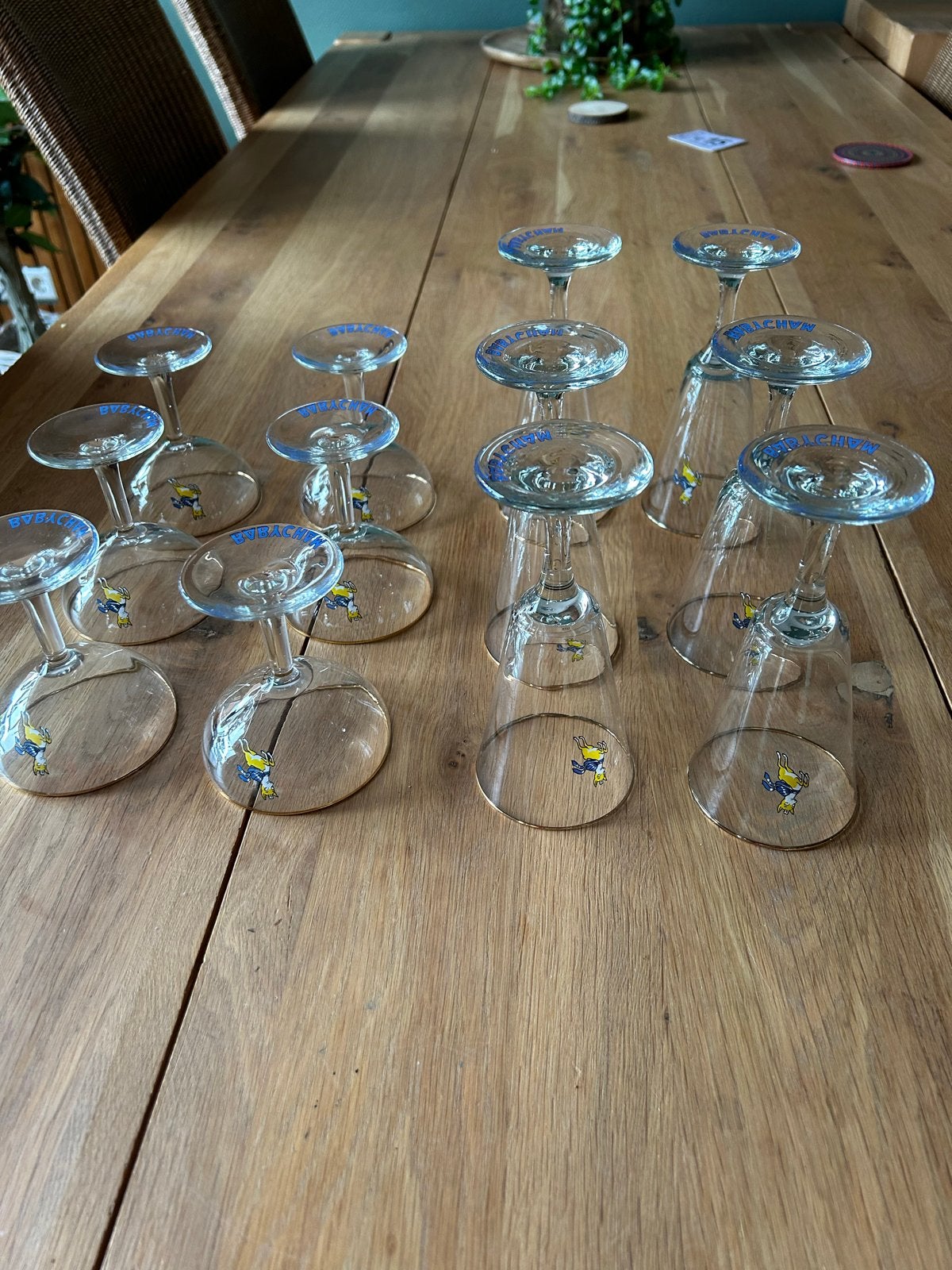 Set van 12glazen babycham, Antiek en Kunst, Ophalen