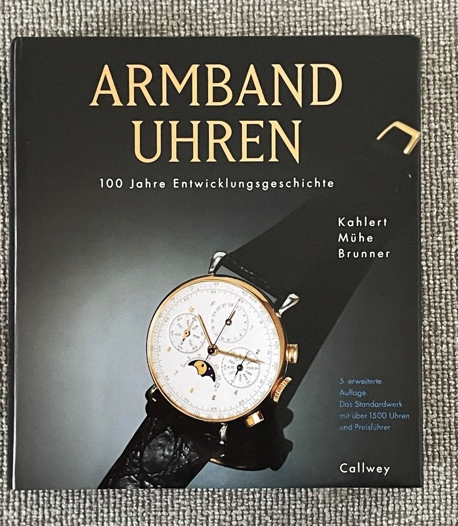 Armbanduhren -100 Jahre Entwicklungsgeschichte, Ophalen of Verzenden, Zo goed als nieuw, Kahlert, Mühe, Brunner, Overige onderwerpen