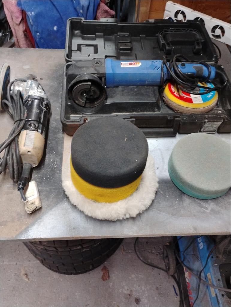 RUPES BR9A Excentrische Schuurmachine met Accessoires, Ophalen of Verzenden