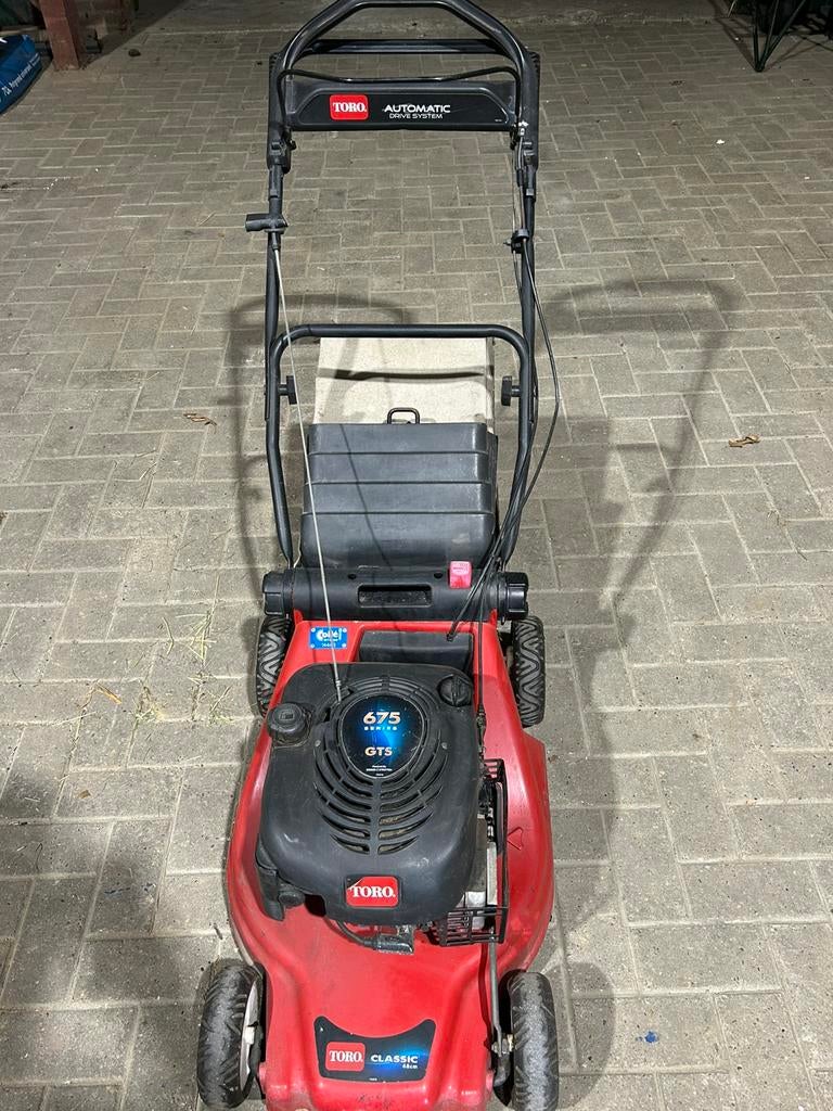 Professionele Toro benzine grasmaaier met aandrijving, Tuin en Terras, Grasmaaiers, Ophalen, Zo goed als nieuw