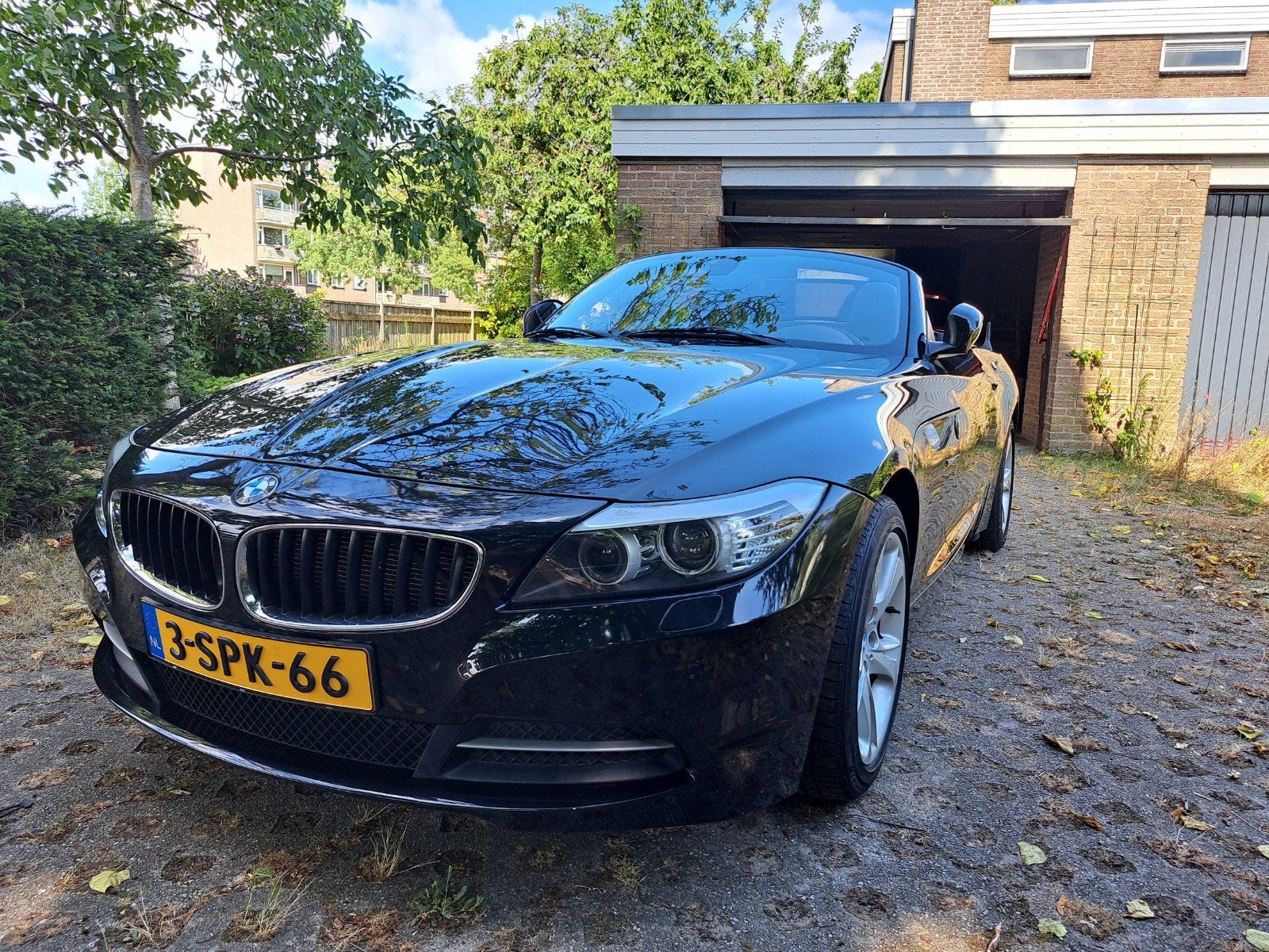 BMW Z4 2.0 Turbo Roadster 2013 Zwart, Auto's, 183 pk, 4 cilinders, Cabriolet, Zwart