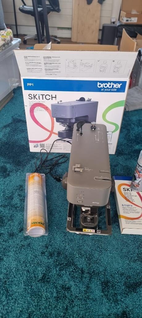 Brother Skitch PP1 borduurmachine zo goed als nieuw, Hobby en Vrije tijd, Borduren en Borduurmachines, Ophalen, Nieuw, Machineborduren