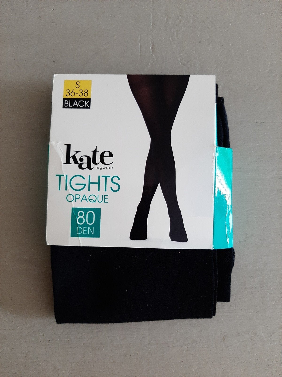 Kate Tights 80 Denier Zwart Maat 36/38 (S) Nieuw, Kleding | Dames, Leggings, Maillots en Panty's, Maat 36/38 (S), Zwart, Nieuw