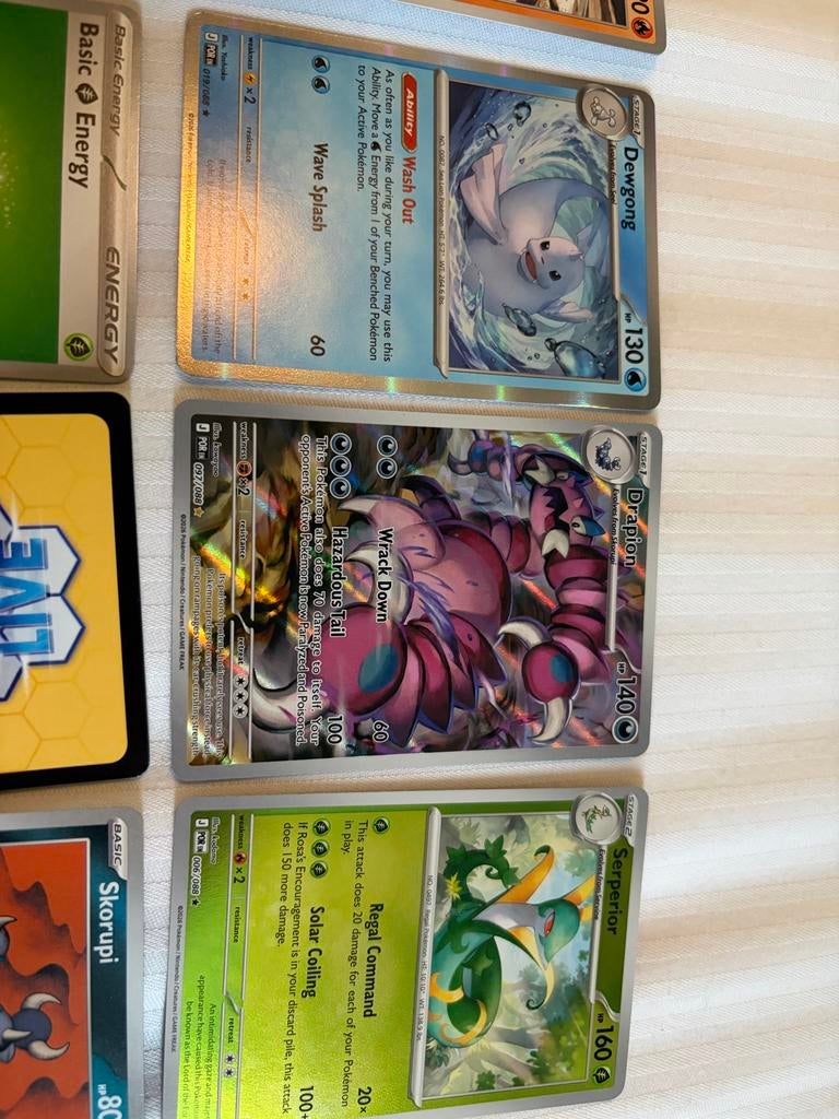 Pokémon Kaarten Collectie met Drapion VSTAR en Booster, Ophalen of Verzenden, Zo goed als nieuw, Losse kaart, Foil