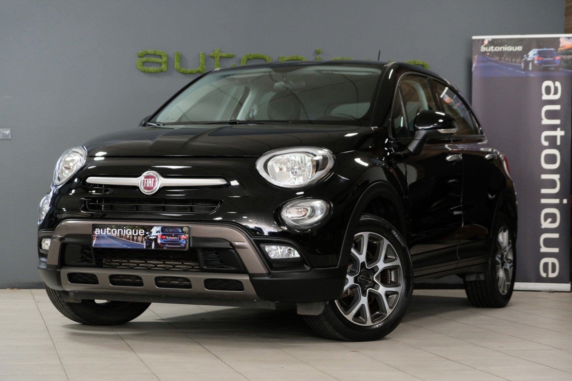 Fiat 500 X 1.4 Turbo MultiAir PopStar Automaat navi/cruise/c, Gebruikt, Zwart, 600 kg, 1368 cc