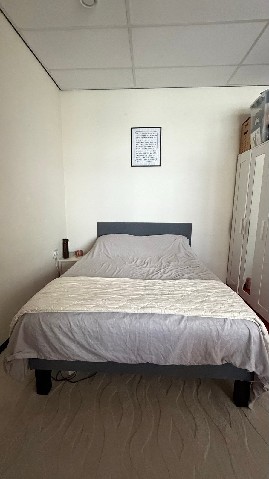 IKEA Bed - Zo goed als nieuw, Tweepersoons, Zo goed als nieuw, 200 cm, 140 cm