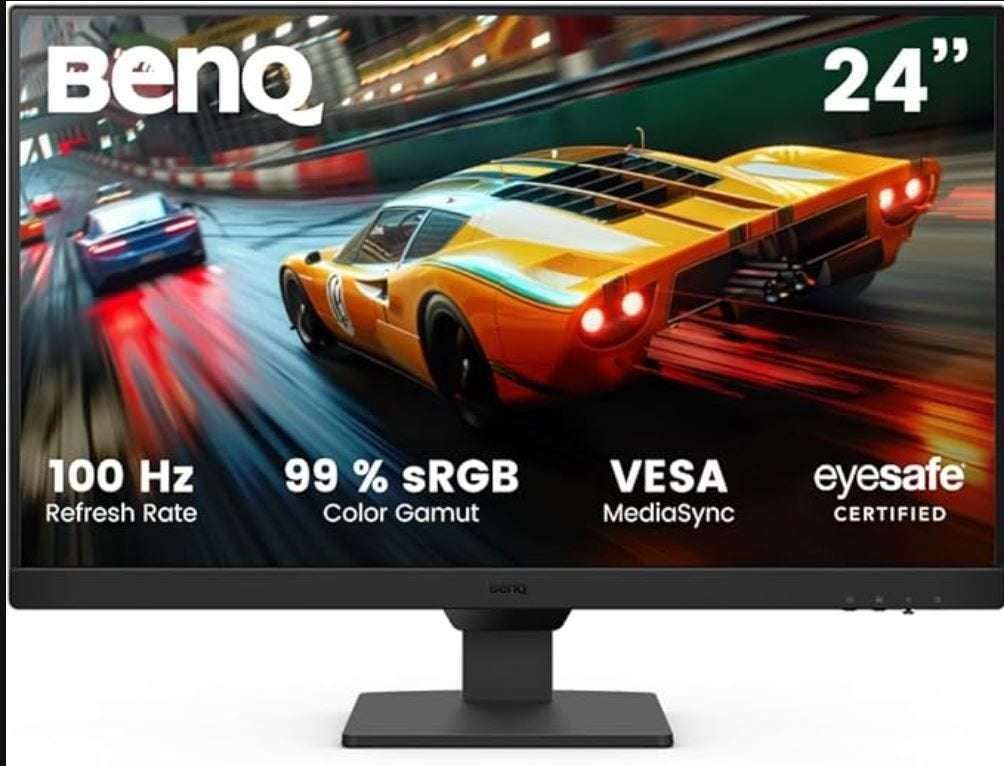 BenQ GW2490E 24 Inch Gaming Monitor, IPS, Full HD, Zo goed als nieuw, 61 t/m 100 Hz