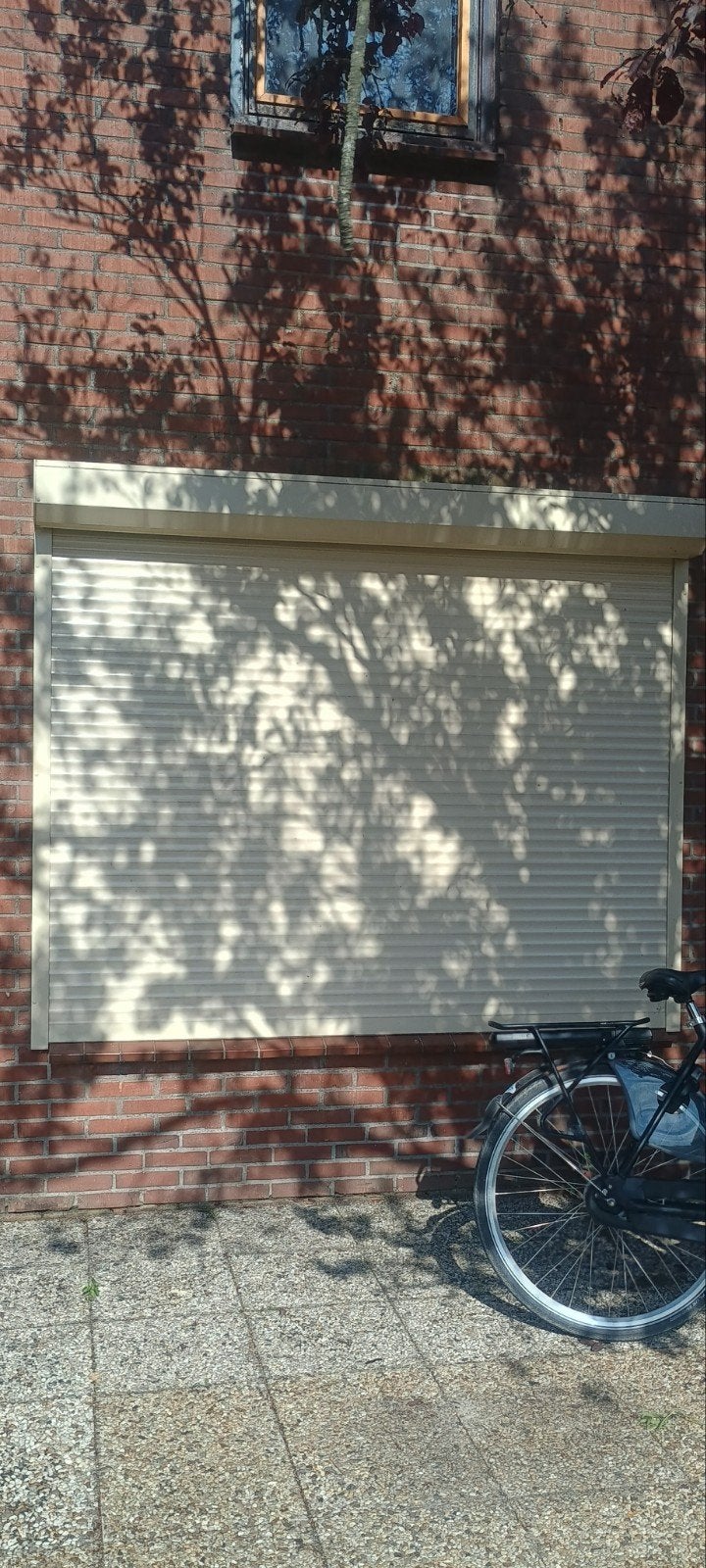 Elektrisch rolluik met opbouwschakelaar, RAL 7015, Ophalen, 200 cm of meer, 200 cm of meer