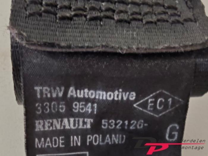 Veiligheidsgordel links-achter van een Renault Twingo, Gebruikt, -, Renault, -