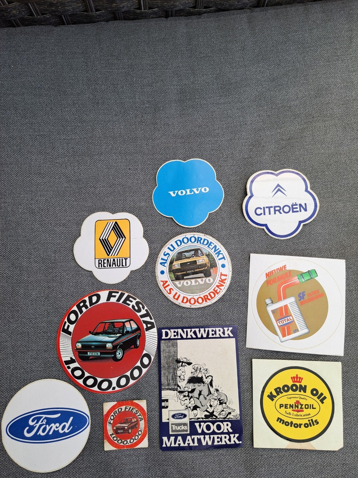 vintage auto merken stickers, Ophalen of Verzenden
