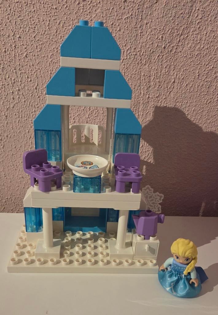 LEGO DUPLO Disney Frozen IJskasteel met Elsa en Anna, Ophalen, Zo goed als nieuw, Overige merken