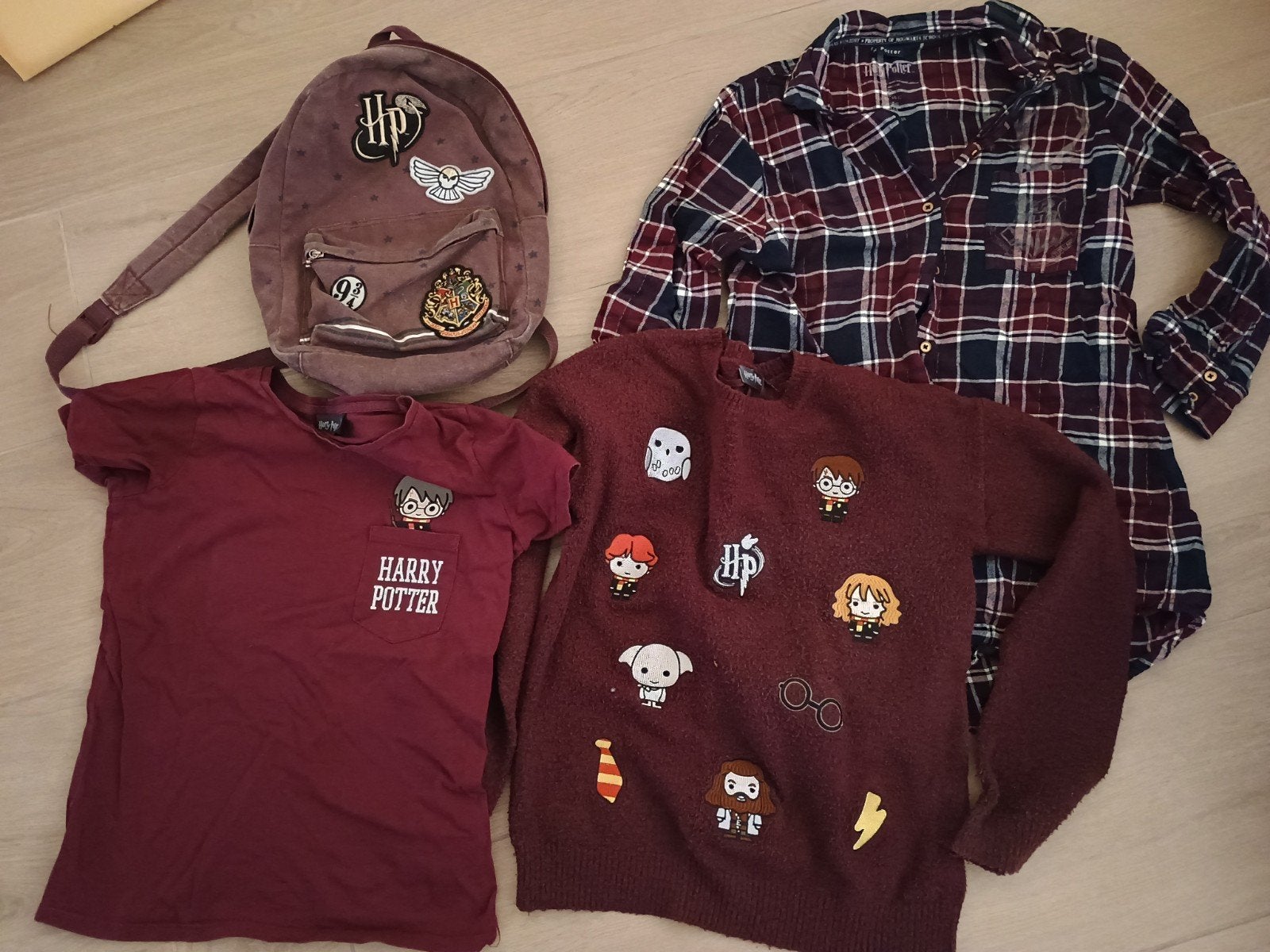 Harry Potter kleding en rugzak pakket, Ophalen of Verzenden, Gebruikt, Harry Potter, Jongen of Meisje