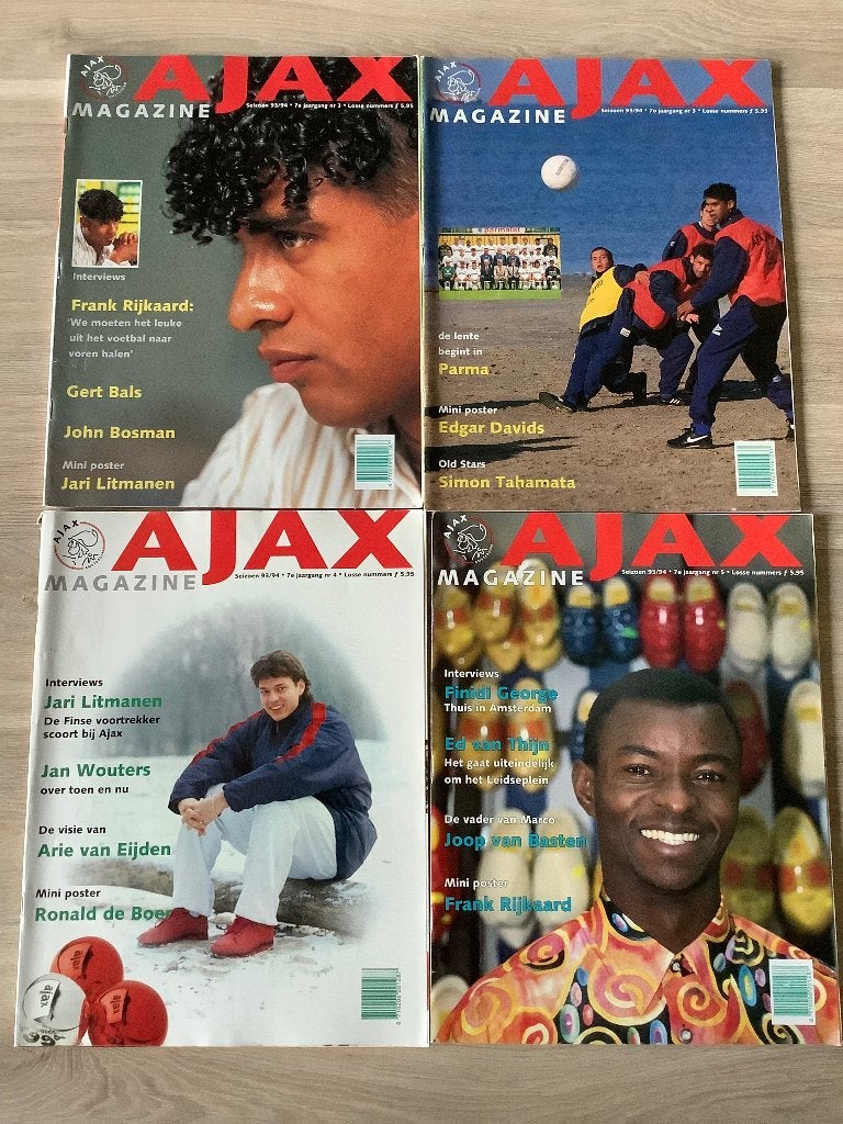 Ajax Magazines 1993-1994, Ophalen of Verzenden, Zo goed als nieuw, Ajax, Boek of Tijdschrift