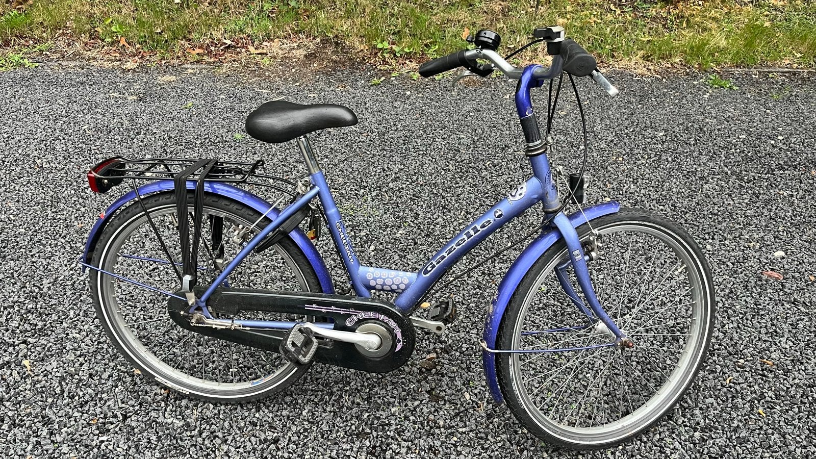 Gazelle Fiets 24 inch - Blauw, met versnellingen, Fietsen en Brommers, Fietsen | Meisjes, Velgrem, Versnellingen, Ophalen of Verzenden