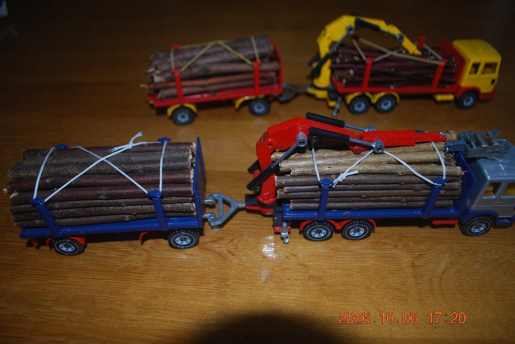 Modelauto`s MAN bomentransport, Hobby en Vrije tijd, Ophalen, Gebruikt, Bus of Vrachtwagen, SIKU