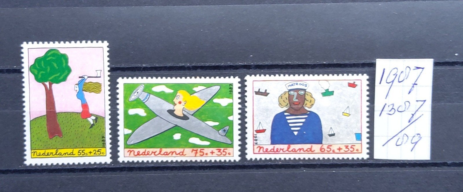 KINDERZEGELS  kind en beroep.1987, Ophalen of Verzenden, Na 1940, Postfris