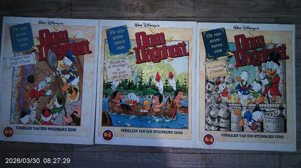 Dagobert Duck en Donald Duck Strips, Gelezen, Walt Disney, Ophalen of Verzenden, Meerdere stripboeken