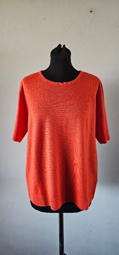 Peter Hahn oranje trui/top maat 46 (1425), Trui of Vest, Oranje, Ophalen of Verzenden, Zo goed als nieuw