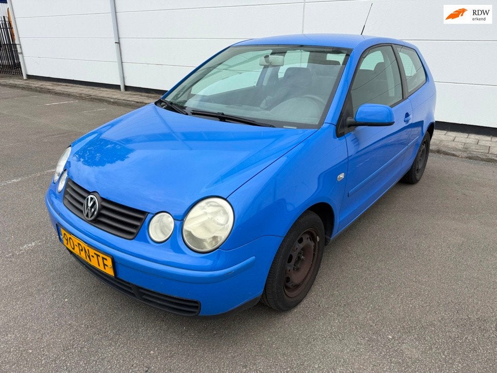 Volkswagen Polo 1.4-16V Athene airco, Voorwielaandrijving, 4 cilinders, Blauw, Origineel Nederlands