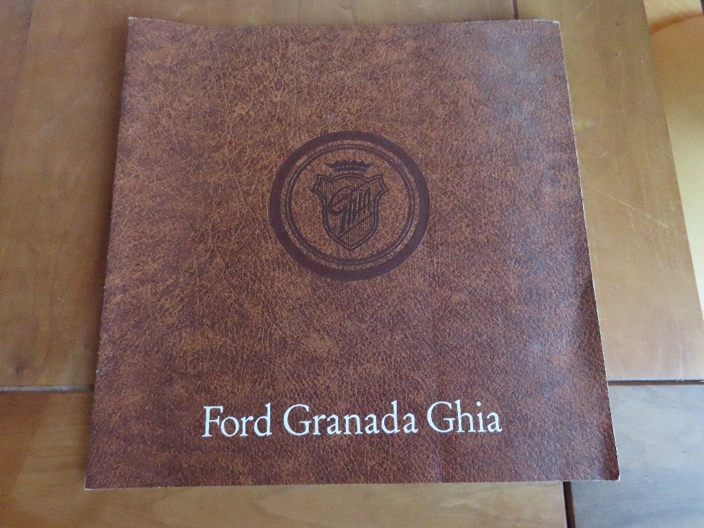 Groot formaat folder Ford Granada Ghia 3.0 V6 1973, Ford, Ophalen of Verzenden, Zo goed als nieuw, Ford