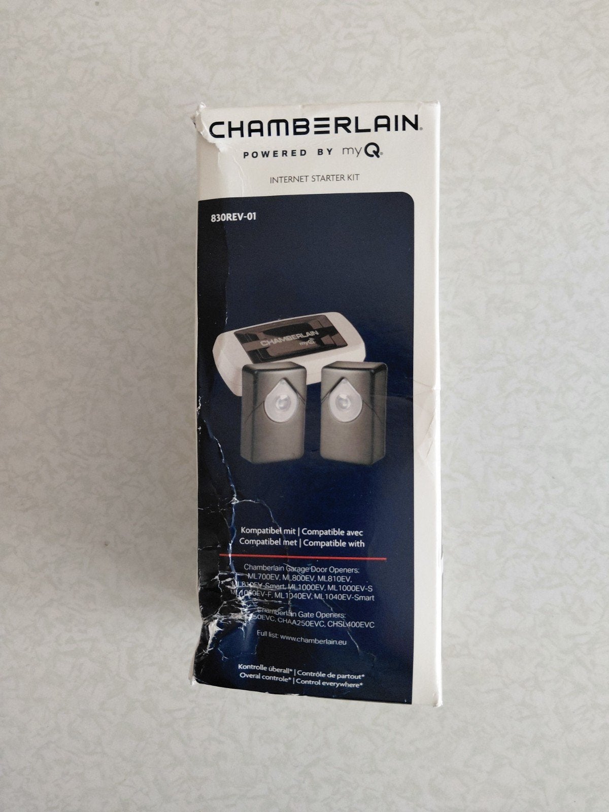 Chamberlain Internet Starter Kit 830REV-01, Doe-het-zelf en Verbouw, Ophalen, Overige typen, Nieuw, Afstandsbediening