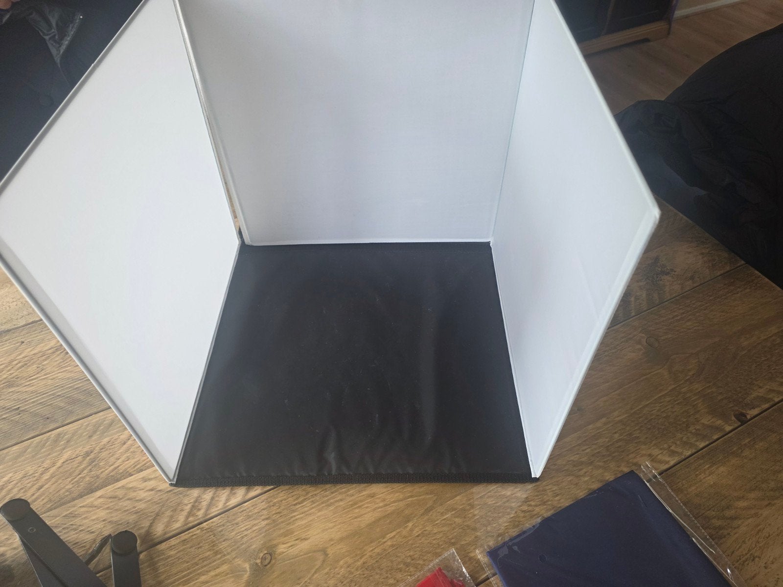 Opvouwbare Fotostudio met Accessoires, Audio, Tv en Foto, Fotografie | Fotostudio en Toebehoren, Ophalen, Zo goed als nieuw, Complete fotostudio