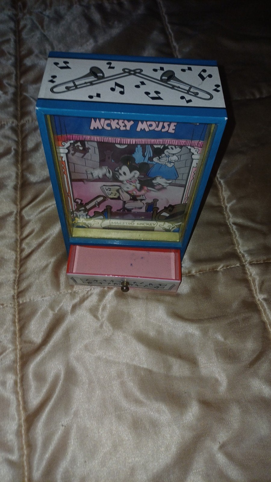 Muziek doosje van Mickey Mouse., Verzamelen, Ophalen