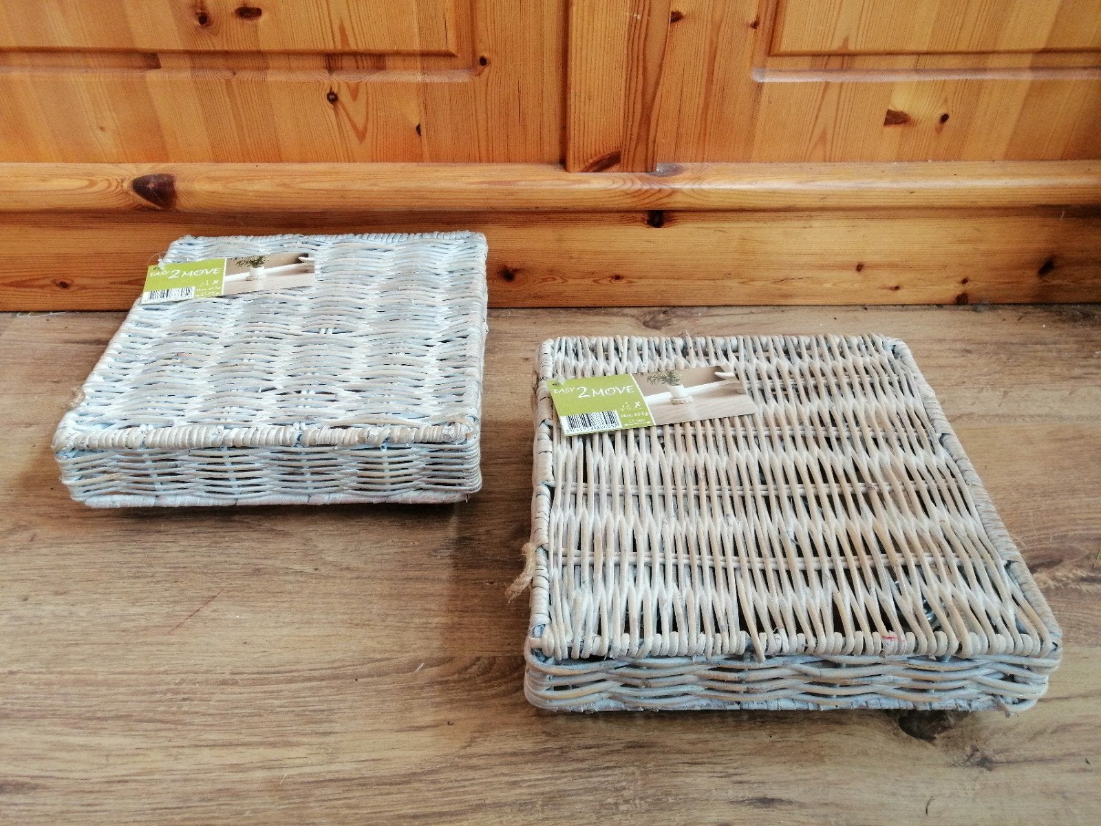 Stevige plantenroller / verrijdbaar plateau* tot 60 kgt, Onbekend, Nieuw, Landelijk, Natuurlijk materiaal