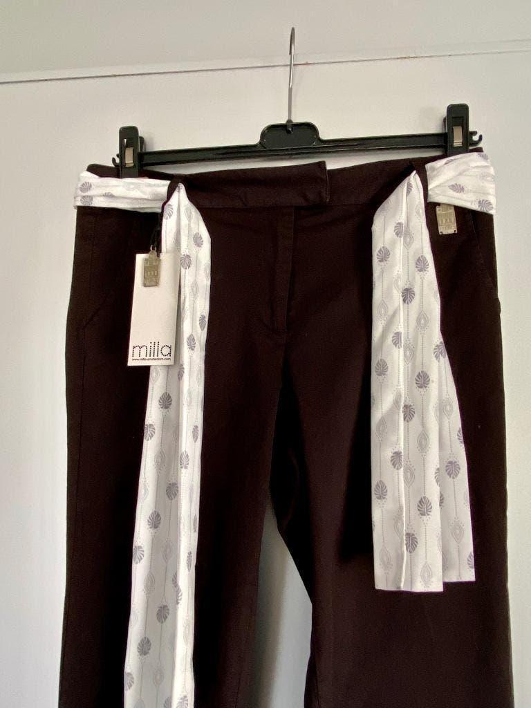 H344 Nieuw: Milla Amsterdam maat 36=S broek pantalon zwart, Zwart, Nieuw, Ophalen of Verzenden, Maat 36 (S)
