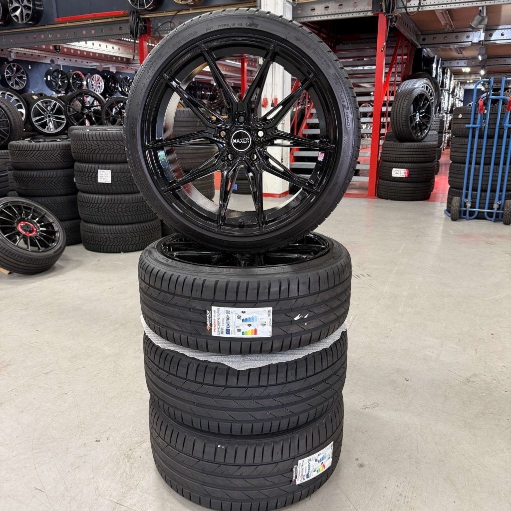 19" Velgen BMW 3-Serie G20 Breedset HAXER + Hankook EVO, Banden en Velgen, Niet ingevuld, Nieuw, Personenwagen