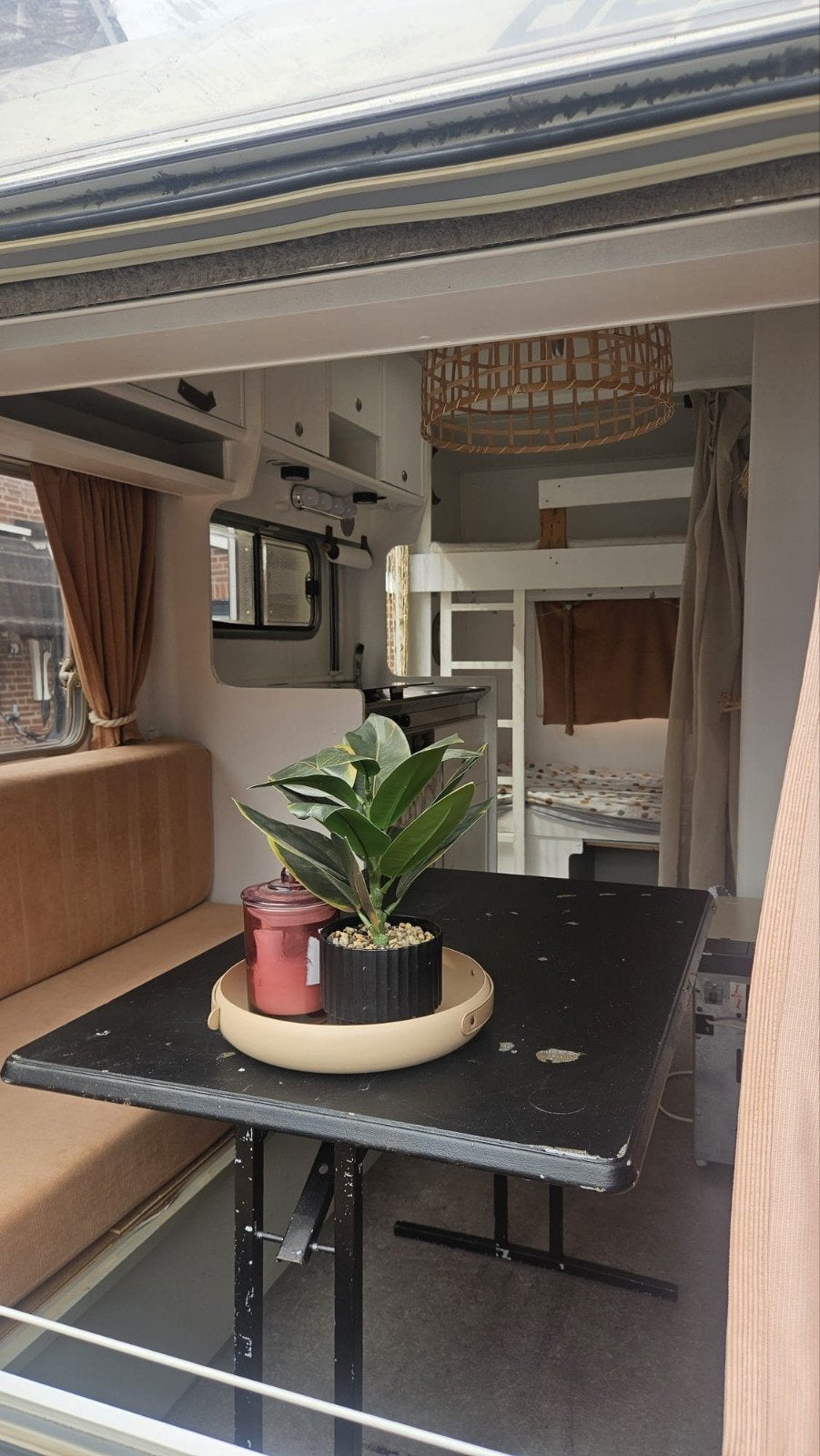 Leuke Beyerland 395 met stapelbed, Caravans en Kamperen, Caravans, Treinzit, Particulier, Luifel, Tot en met 4