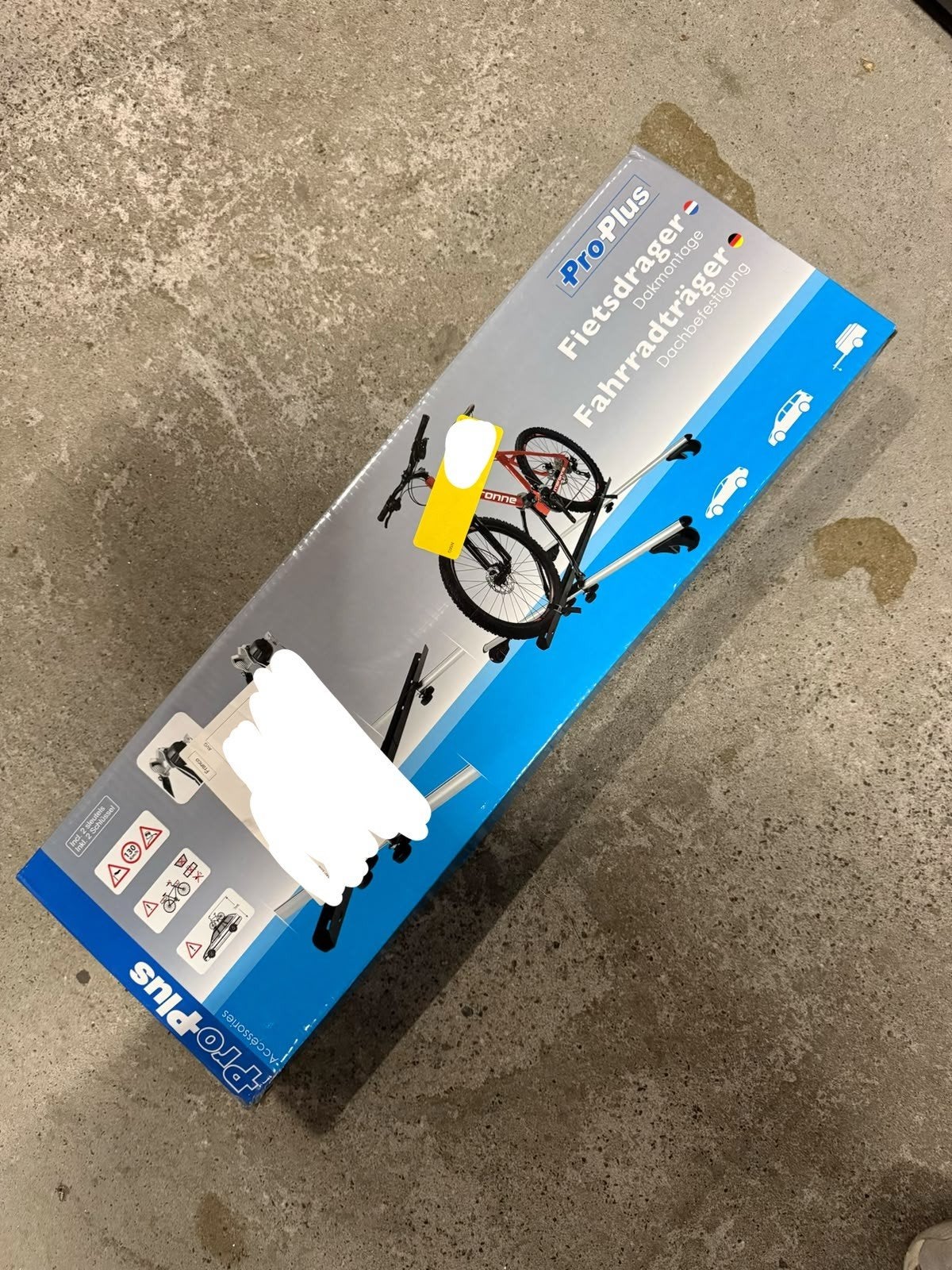 Universele Pro Plus fietsendrager voor dakmontage, Ophalen of Verzenden, 1 fiets, Nieuw, Dakdrager