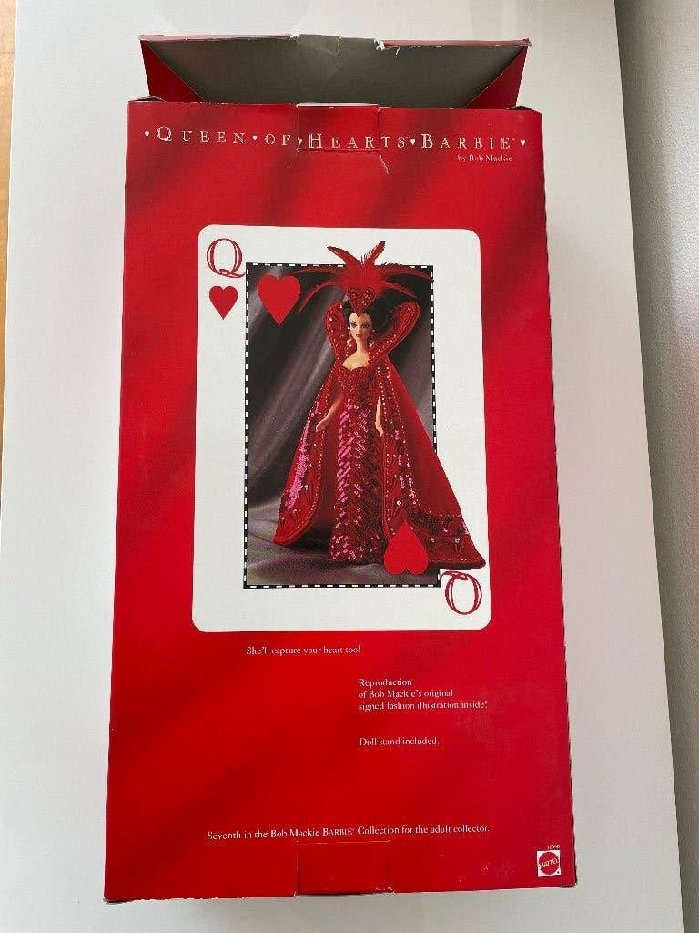 Queen of Hearts Barbie by Bob Mackie Limited Ed.Mattel 12046, Verzamelen, Ophalen of Verzenden, Zo goed als nieuw, Fashion Doll