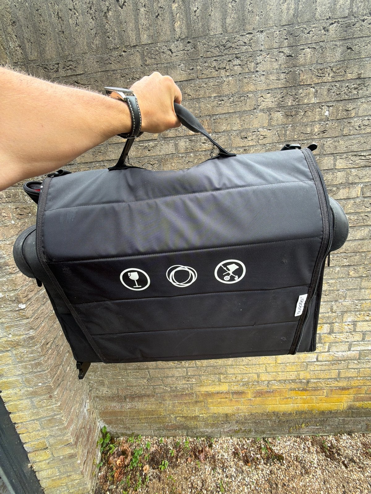 Bugaboo reiswieg/reisbedje - Zwart, Gebruikt, Bugaboo, Met reiswieg, Ophalen