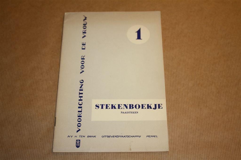 Stekenboekje - Naaisteken - Circa 1960, Boeken, Ophalen of Verzenden, Gelezen, Overige onderwerpen