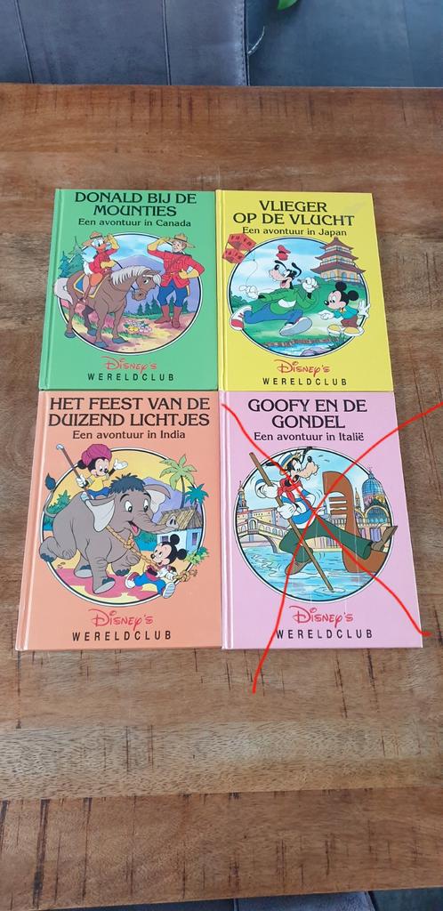 3 Disney's wereldclub boeken, Ophalen of Verzenden, Mickey Mouse, Zo goed als nieuw, Overige typen